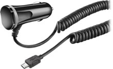 Insignia - Micro USB Car Charger for Select Samsung Mobile Devices - Black