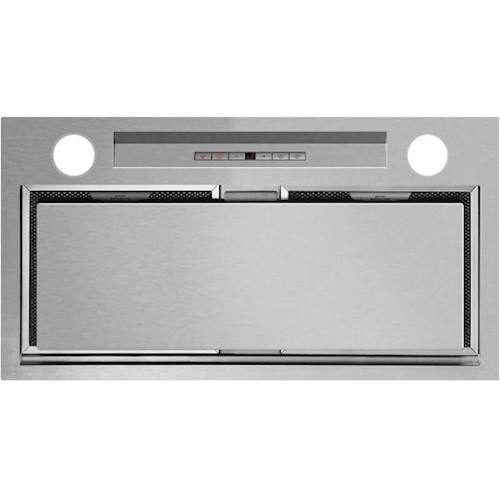 Fisher & Paykel - Perimeter Insert 24" Externally Vented Range Hood - Brushed stainless steel - Front_Standard