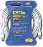 Dynex - 50' CAT5e Network Cable - White