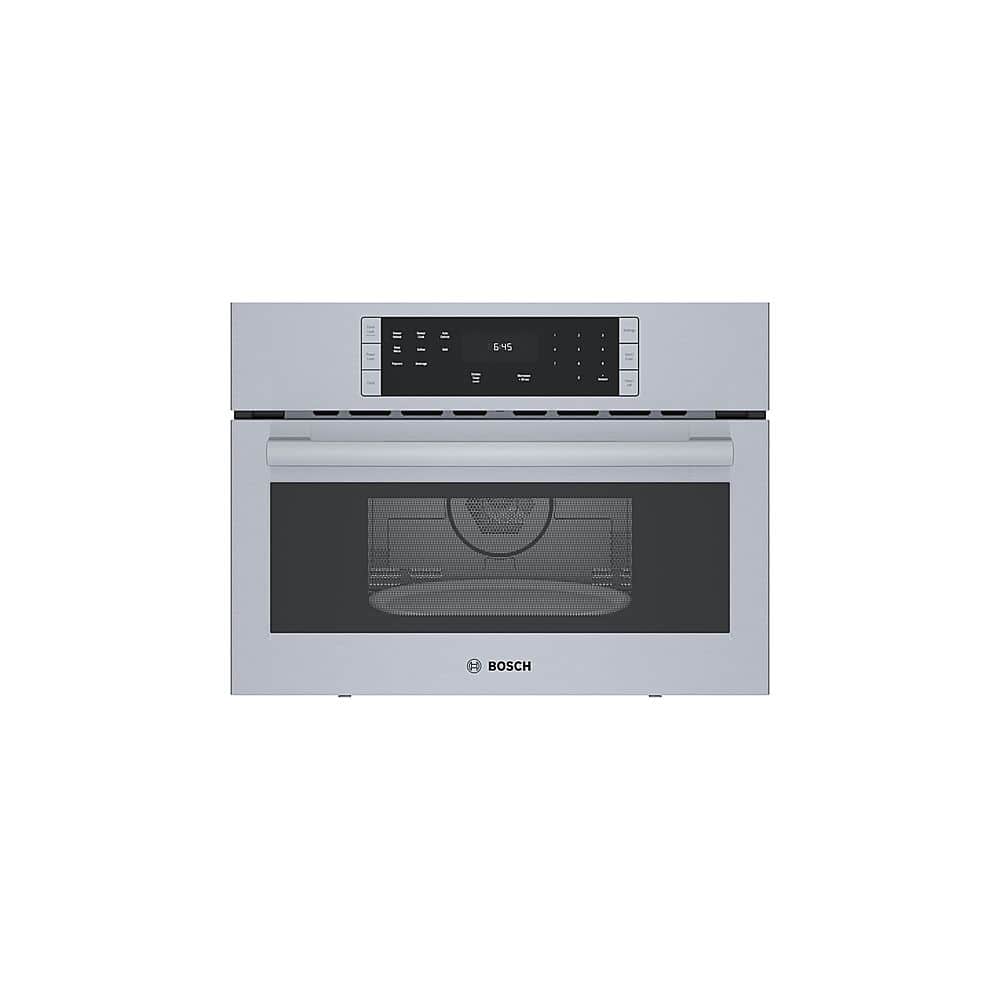 Bosch - 500 Series 1.6 Cu. Ft. Built-In Microwave - Stainless steel - Front_Zoom
