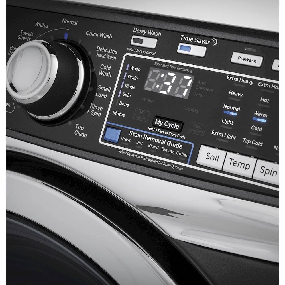 GE - RightHeight 4.9 Cu. Ft. 13-Cycle Front-Loading Washer - White - Alt_View_Standard_13