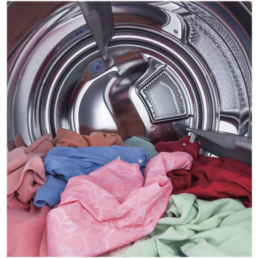 GE - 8.3 Cu. Ft. 13-Cycle Electric Dryer with Steam - White - Alt_View_Standard_14