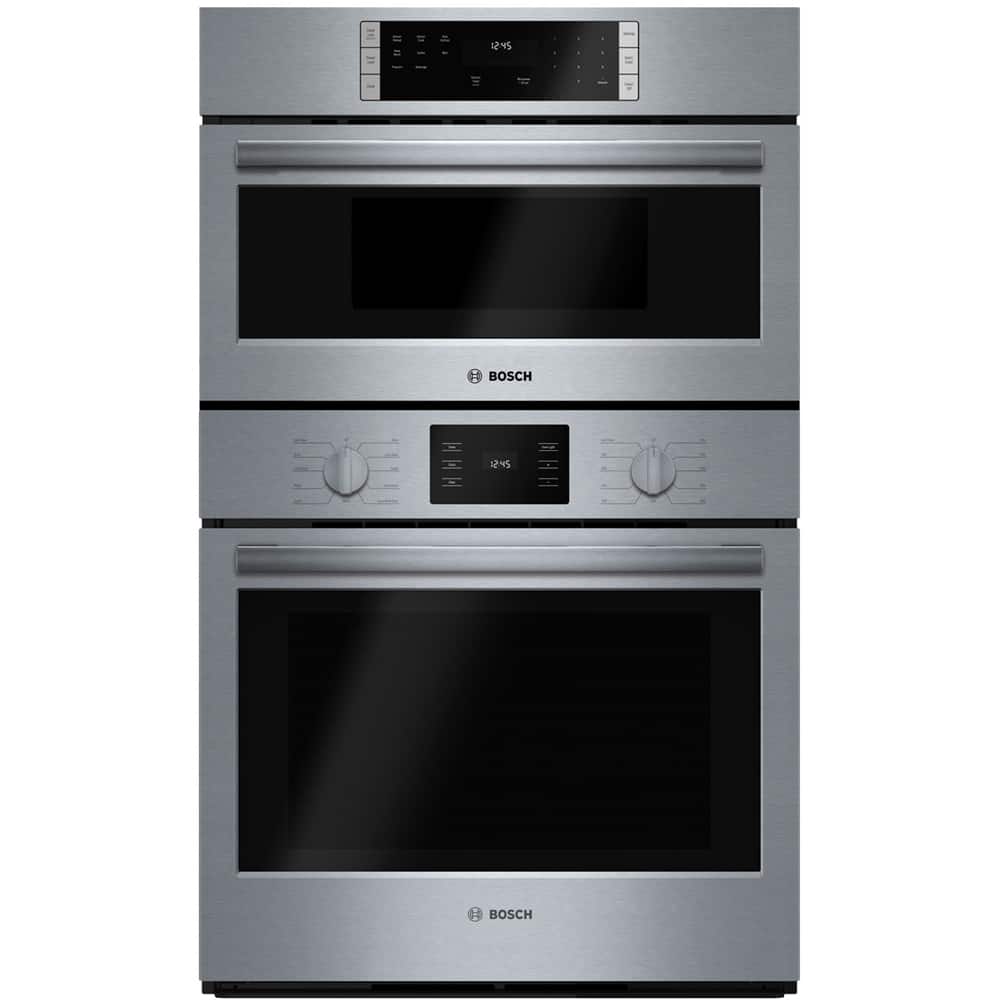 Wall Oven Microwave Combos Pacific S Bosch 500 Series 29 7 Single Electric Convection Wall Oven With Built In Microwave Stainless Steel