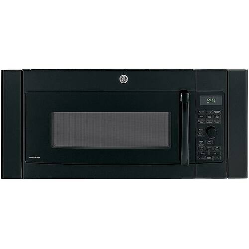 GE - 30.8" Trim Kit for Microwaves - Black - Front_Standard