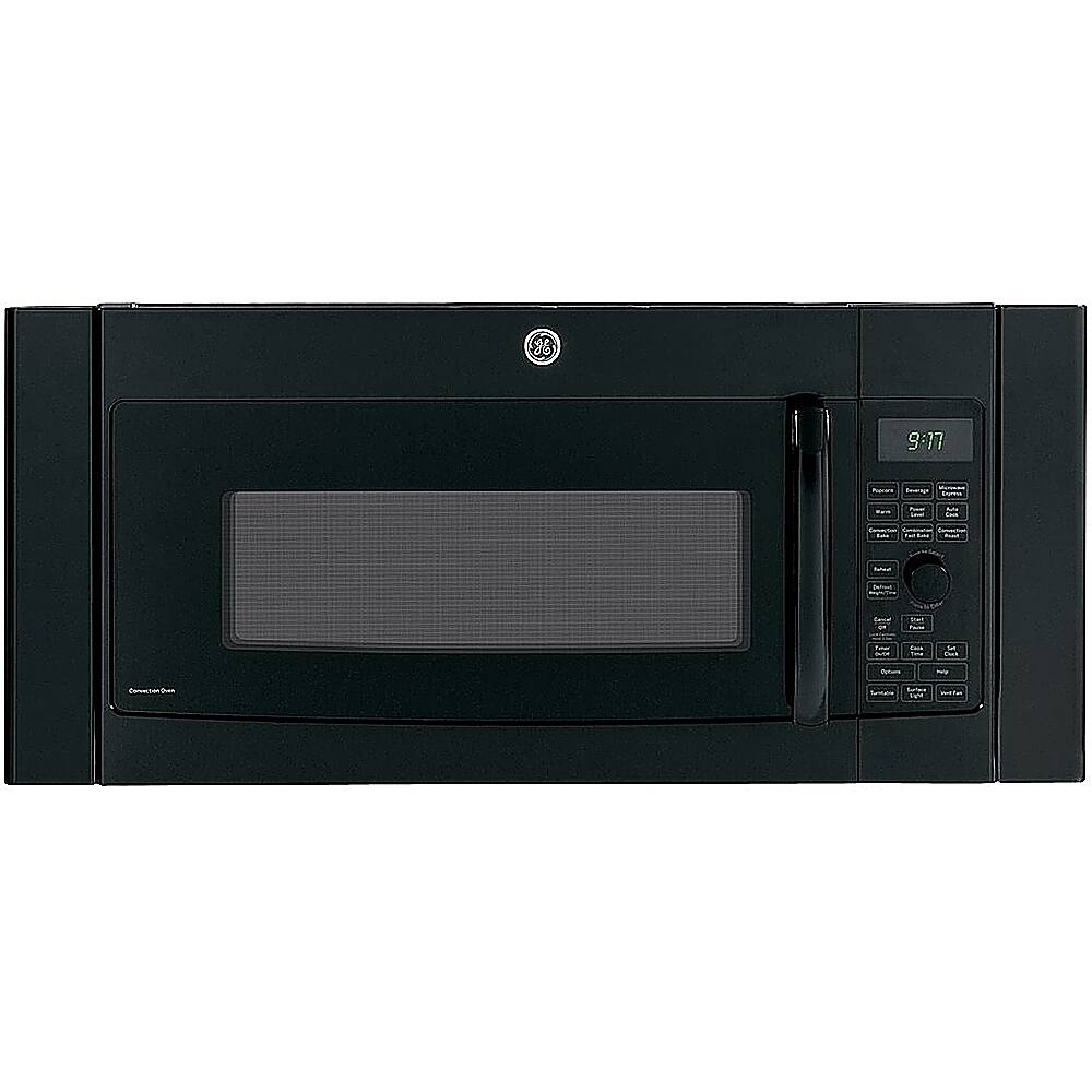 GE - 30.8" Trim Kit for Microwaves - Black - Front_Zoom