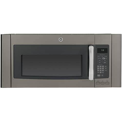 GE - 30.8" Trim Kit for Microwaves - Slate - Front_Standard