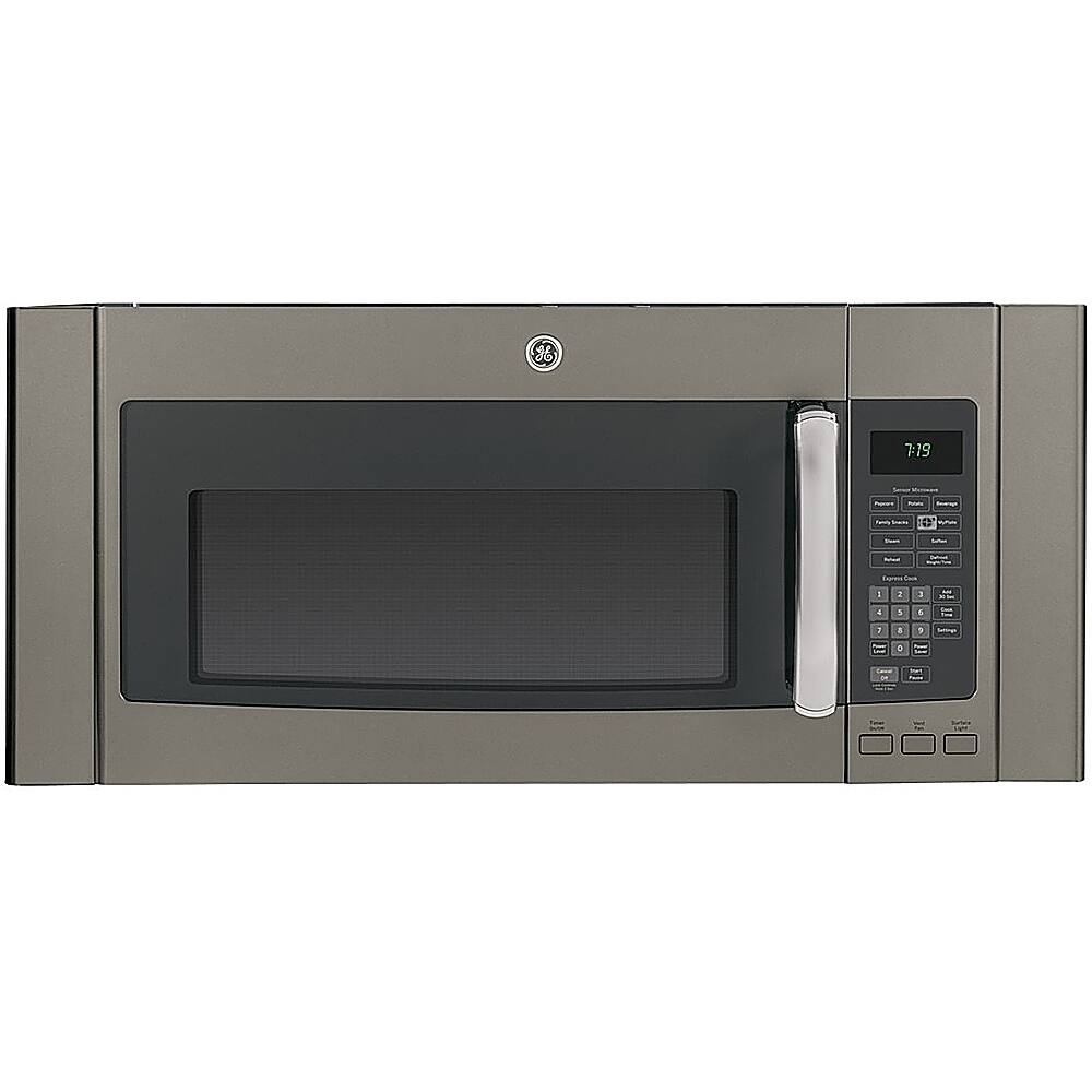 GE - 30.8" Trim Kit for Microwaves - Slate - Front_Zoom