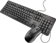 Insignia - USB Keyboard and Optical Mouse - Black
