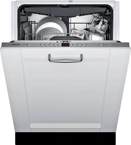 Bosch - 300 Series 24" Custom Panel Dishwasher with Stainless Steel Tub - Custom Panel Ready - Alt_View_Standard_11