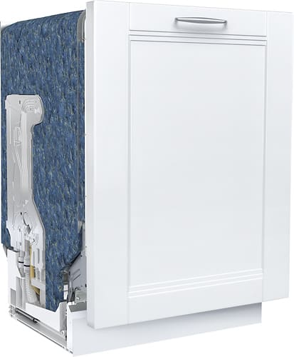 Bosch - 800 Series 24" Custom Panel Dishwasher with Stainless Steel Tub - Custom Panel Ready - Angle_Standard