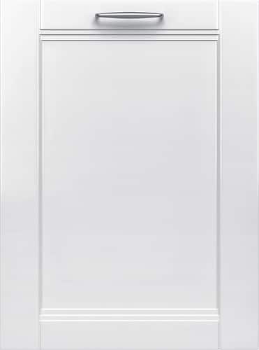Bosch - 800 Series 24" Custom Panel Dishwasher with Stainless Steel Tub - Custom Panel Ready - Front_Standard