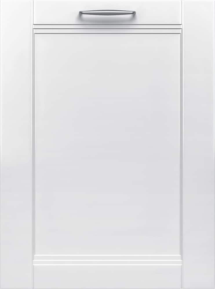 Bosch - 800 Series 24" Custom Panel Dishwasher with Stainless Steel Tub - Custom Panel Ready - Front_Zoom