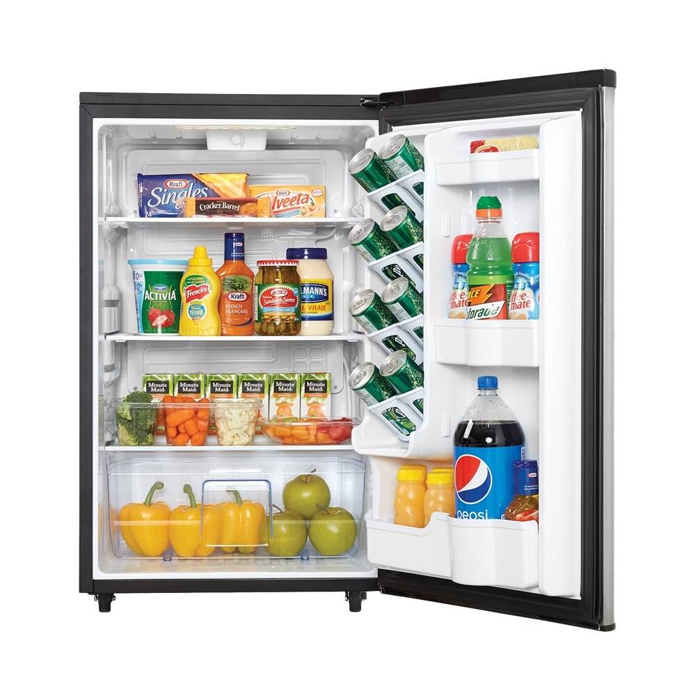 Danby - Contemporary Classic 4.4 Cu. Ft. Mini Fridge - Spotless steel - Alt_View_Standard_11
