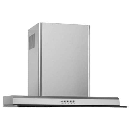 Haier - 24" Convertible Range Hood - Stainless steel and glass - Angle_Standard