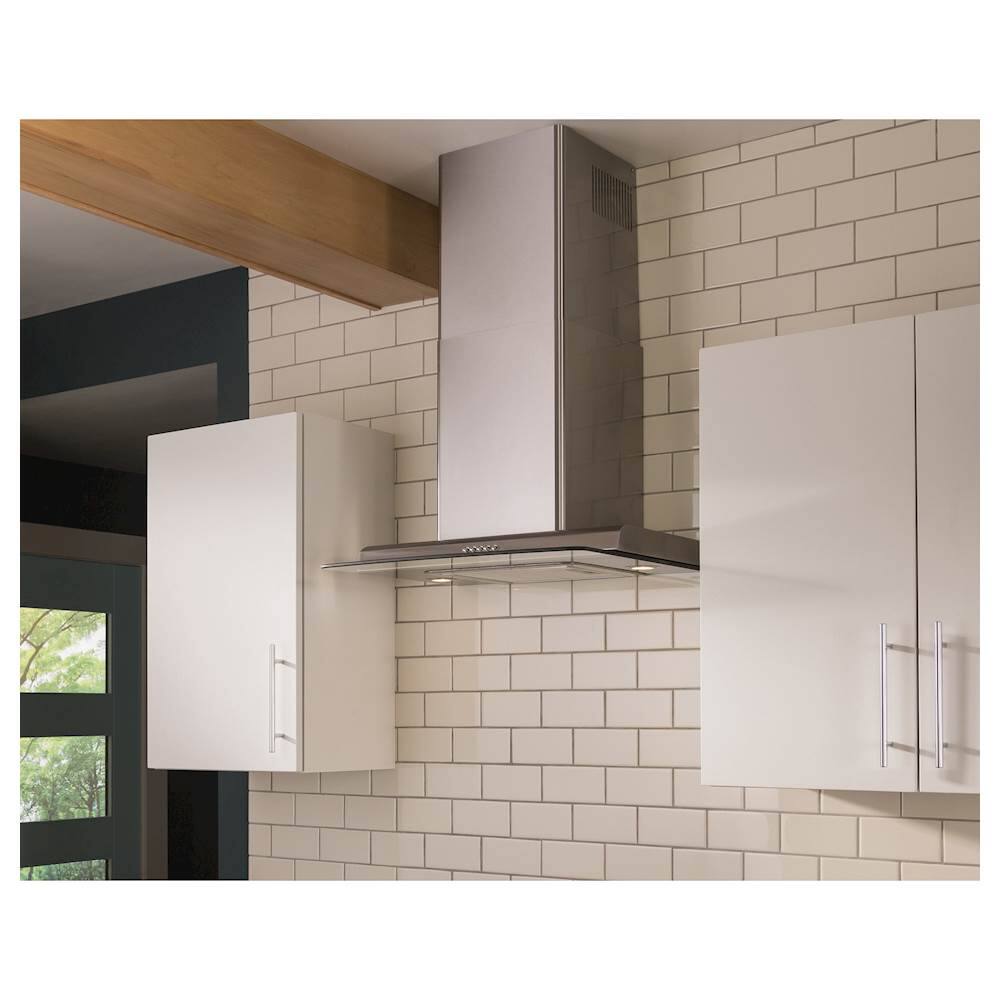 Haier - 24" Convertible Range Hood - Stainless steel and glass - Alt_View_Standard_18