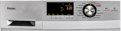 Haier - 2 Cu. Ft. 8-Cycle Compact Washer and 3-Cycle Dryer Combo - Silver - Alt_View_Standard_2
