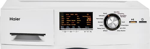 Haier - 2 Cu. Ft. 8-Cycle Compact Washer and 3-Cycle Dryer Combo - White - Alt_View_Standard_2