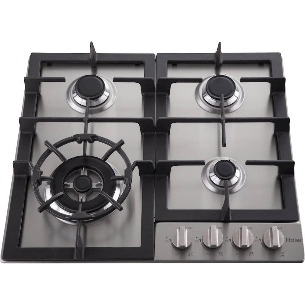 Haier - 24" Gas Cooktop - Stainless steel - Alt_View_Standard_11