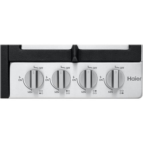 Haier - 24" Gas Cooktop - Stainless steel - Alt_View_Standard_12