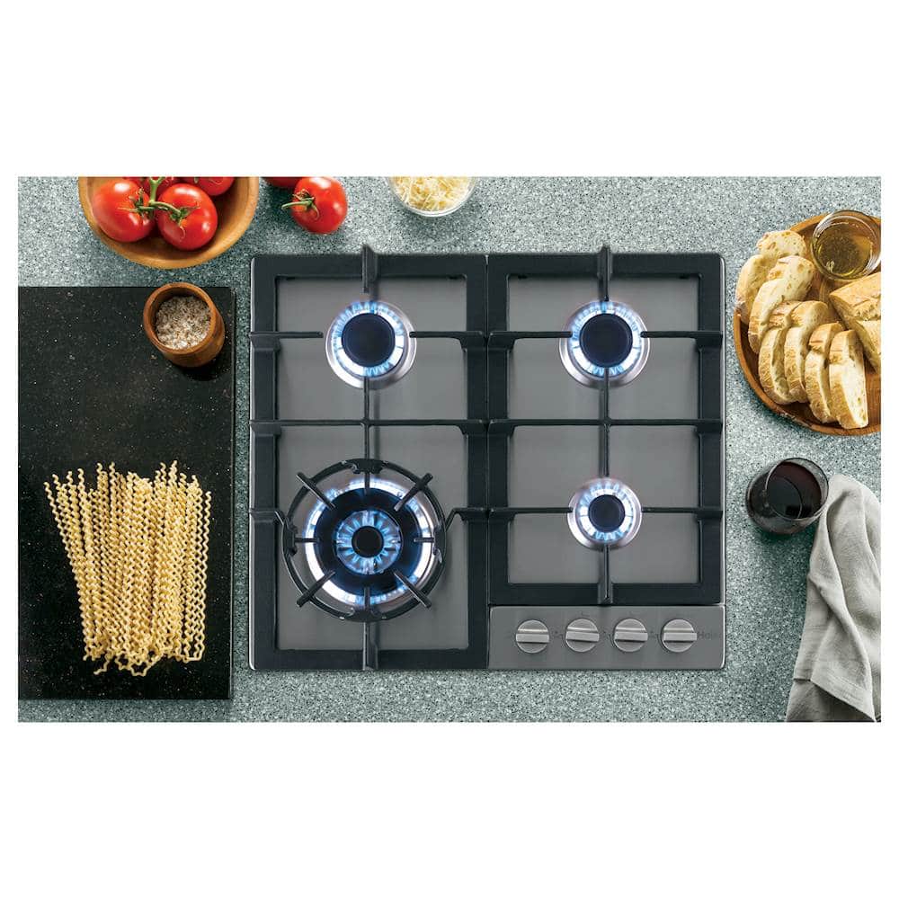Haier - 24" Gas Cooktop - Stainless steel - Alt_View_Standard_19