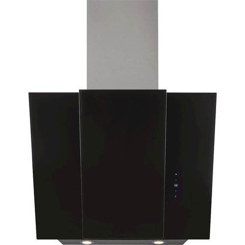 Haier - 30" Convertible Range Hood - Black - Front_Standard