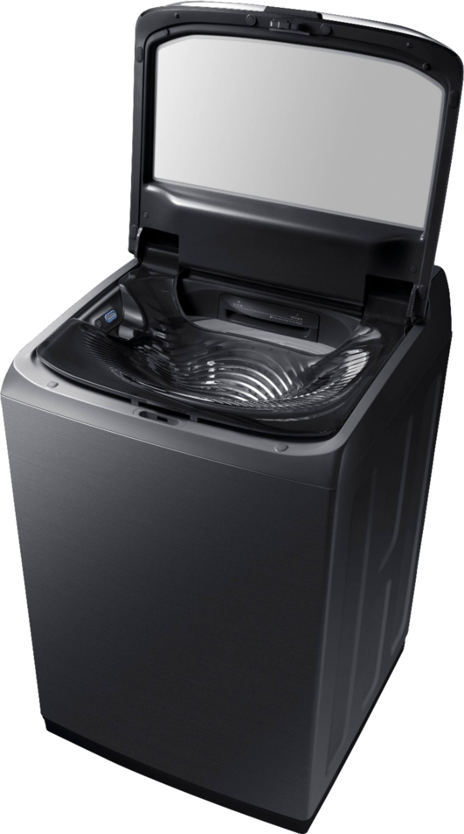 Samsung - Activewash 5.2 Cu. Ft. 12-Cycle High-Efficiency Top-Loading Washer - Fingerprint Resistant Black Stainless Steel - Alt_View_Standard_14