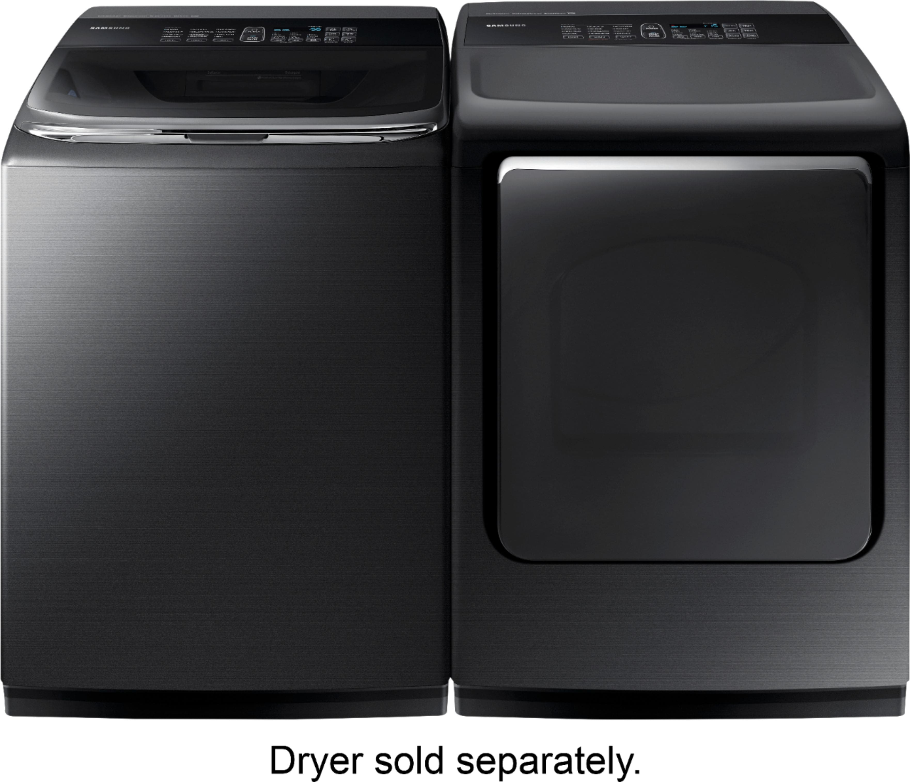 Samsung - Activewash 5.2 Cu. Ft. 12-Cycle High-Efficiency Top-Loading Washer - Fingerprint Resistant Black Stainless Steel - Alt_View_Standard_15