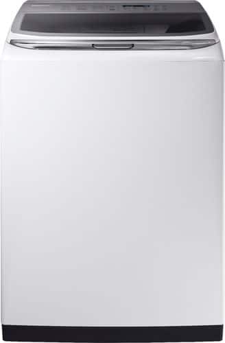 Samsung - Activewash 5.4 Cu. Ft. 12-Cycle High-Efficiency Top-Loading Washer with Steam - White - Front_Standard