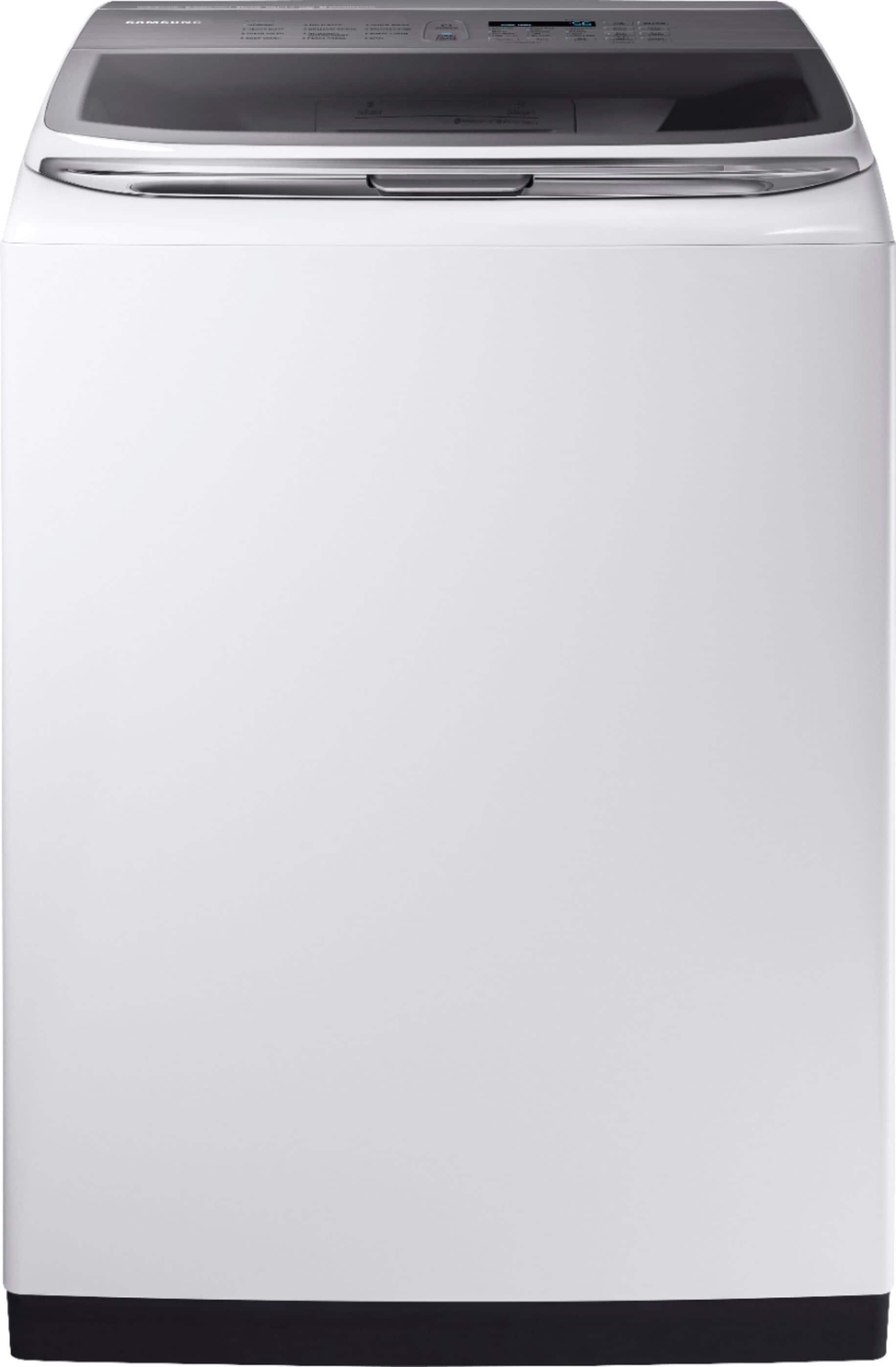 Samsung - Activewash 5.4 Cu. Ft. 12-Cycle High-Efficiency Top-Loading Washer with Steam - White - Front_Zoom