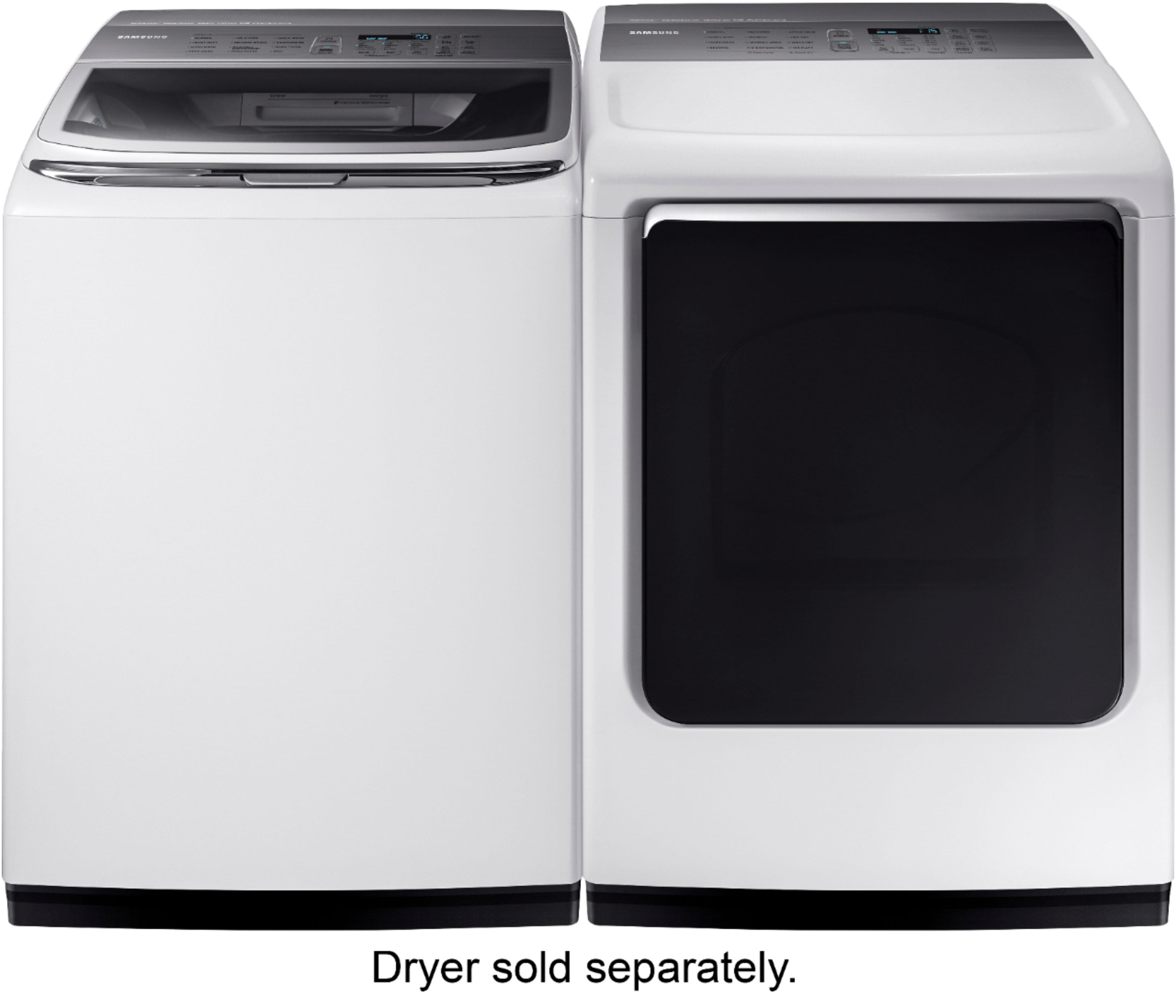 Samsung - Activewash 5.4 Cu. Ft. 12-Cycle High-Efficiency Top-Loading Washer with Steam - White - Alt_View_Standard_14