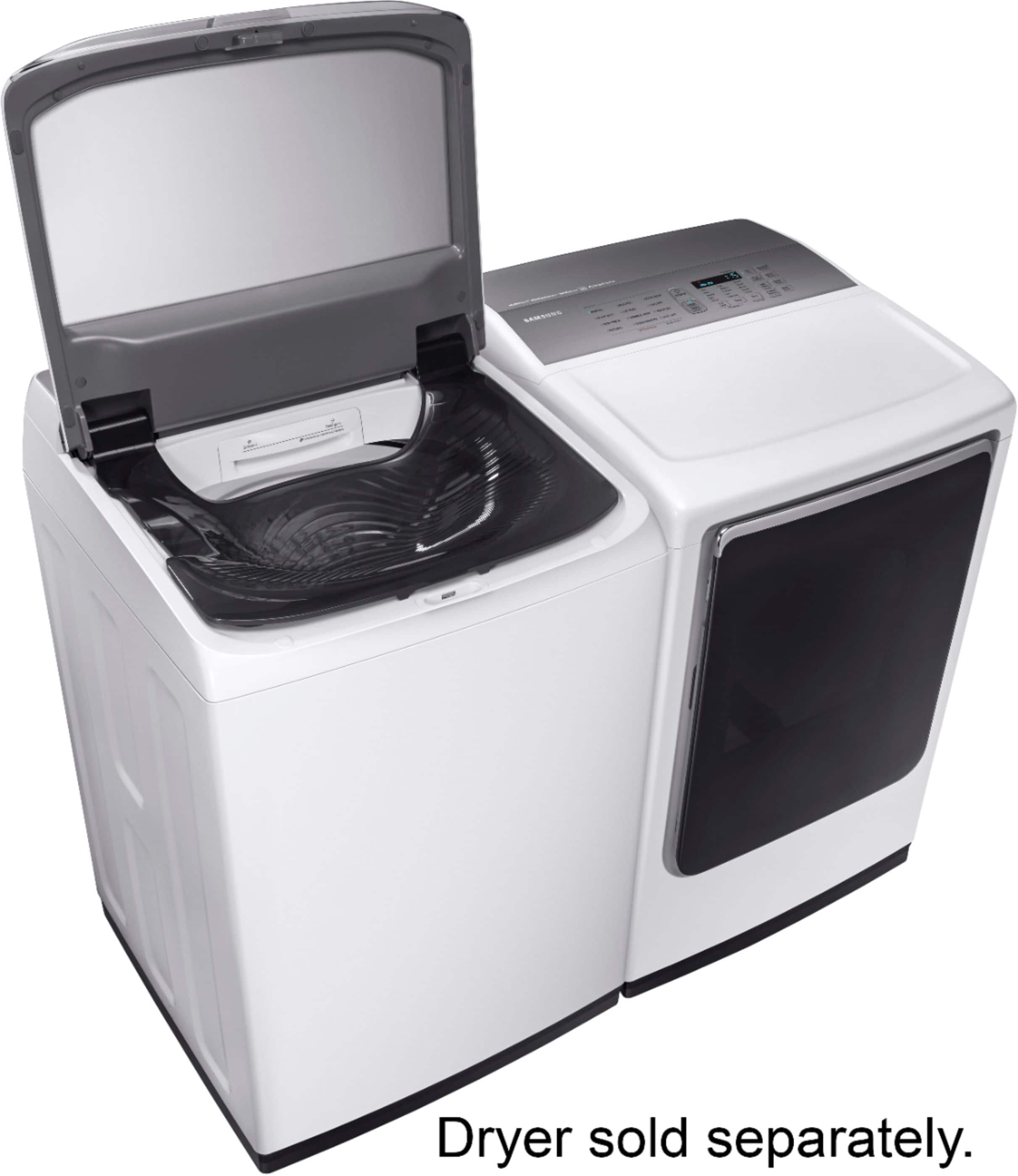 Samsung - Activewash 5.4 Cu. Ft. 12-Cycle High-Efficiency Top-Loading Washer with Steam - White - Alt_View_Standard_15