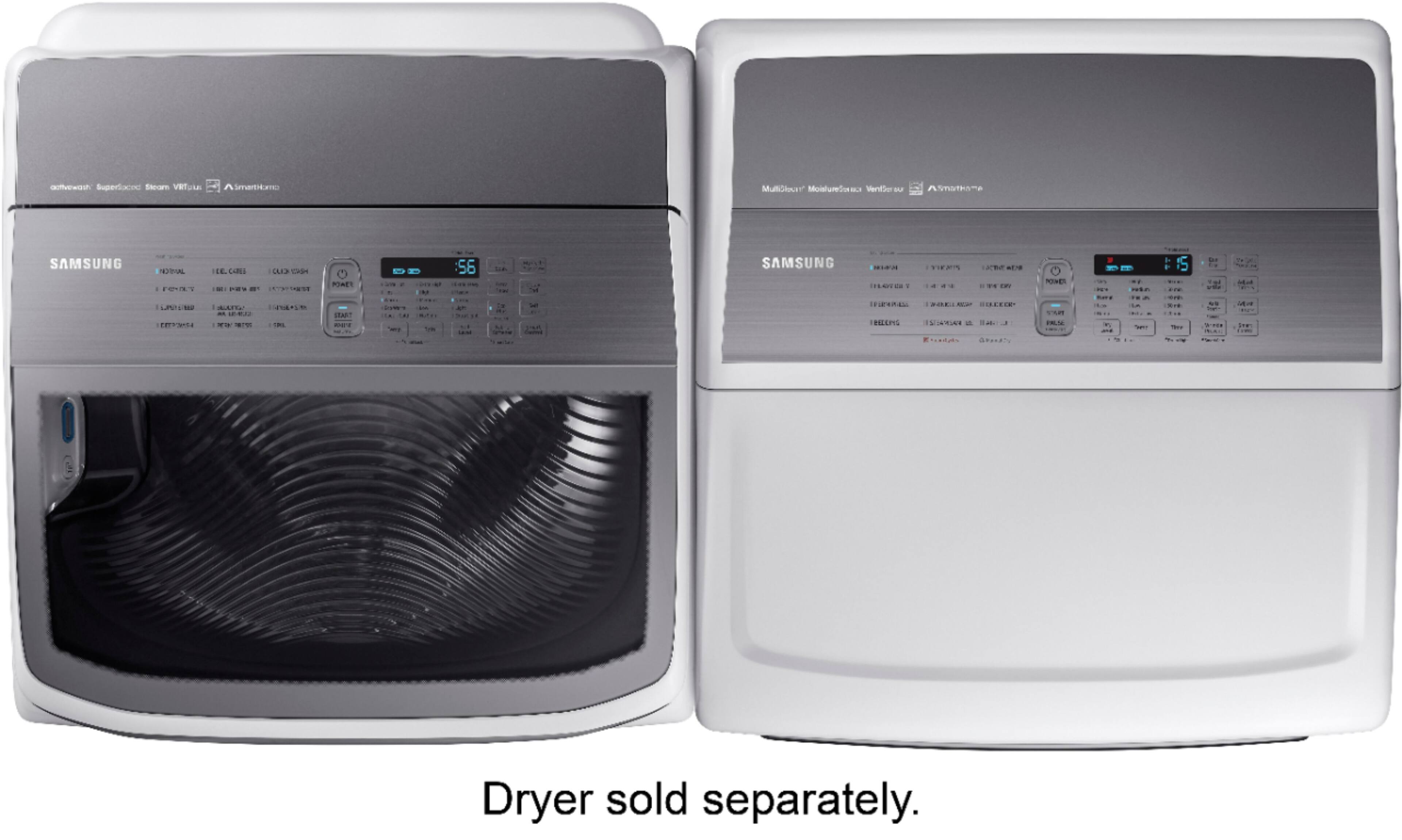 Samsung - Activewash 5.4 Cu. Ft. 12-Cycle High-Efficiency Top-Loading Washer with Steam - White - Alt_View_Standard_16