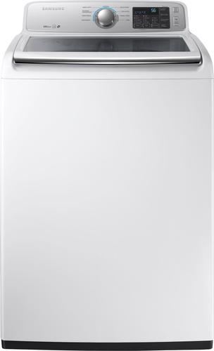 Samsung - 4.5 Cu. Ft. 9-Cycle Top-Loading Washer - White - Front_Standard