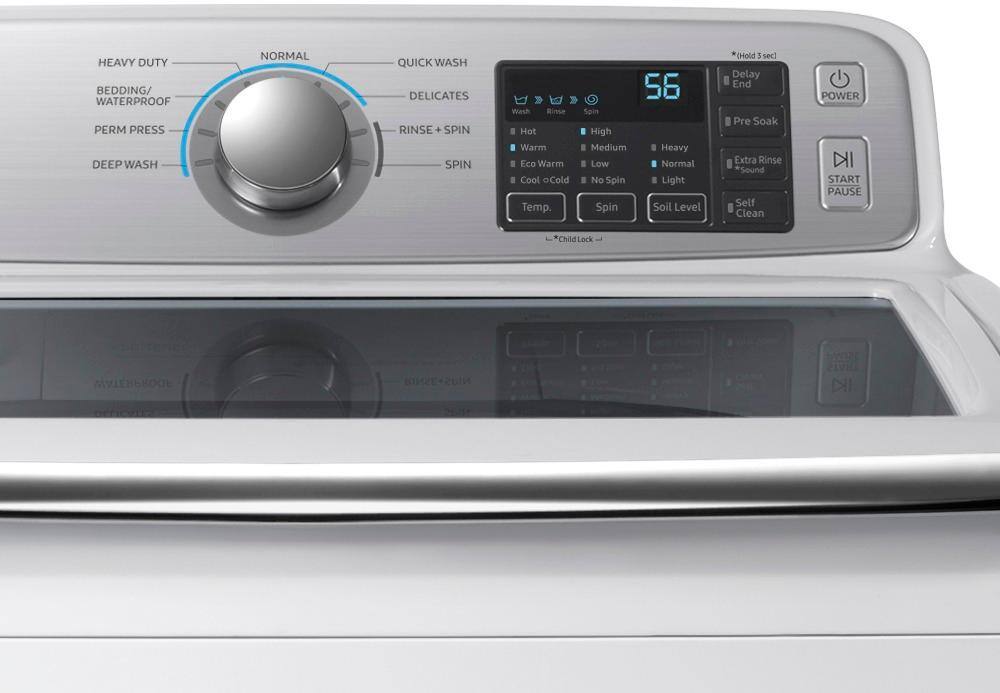 Samsung - 4.5 Cu. Ft. 9-Cycle Top-Loading Washer - White - Alt_View_Standard_1