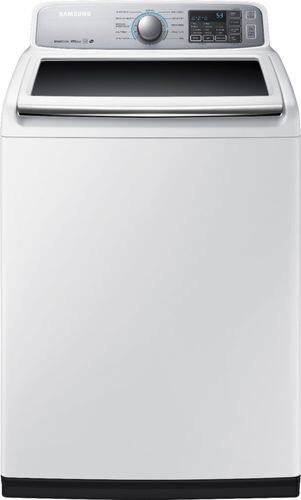 Samsung - 5.0 Cu. Ft. 11-Cycle High-Efficiency Top-Loading Washer - White - Front_Standard