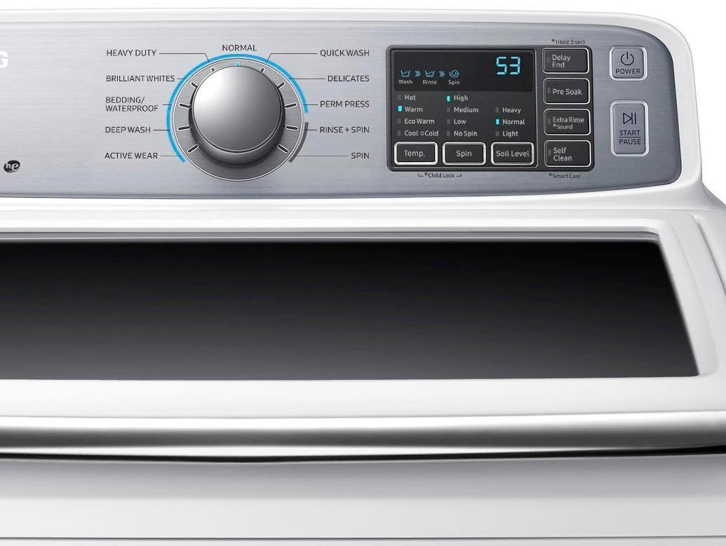 Samsung - 5.0 Cu. Ft. 11-Cycle High-Efficiency Top-Loading Washer - White - Alt_View_Standard_1