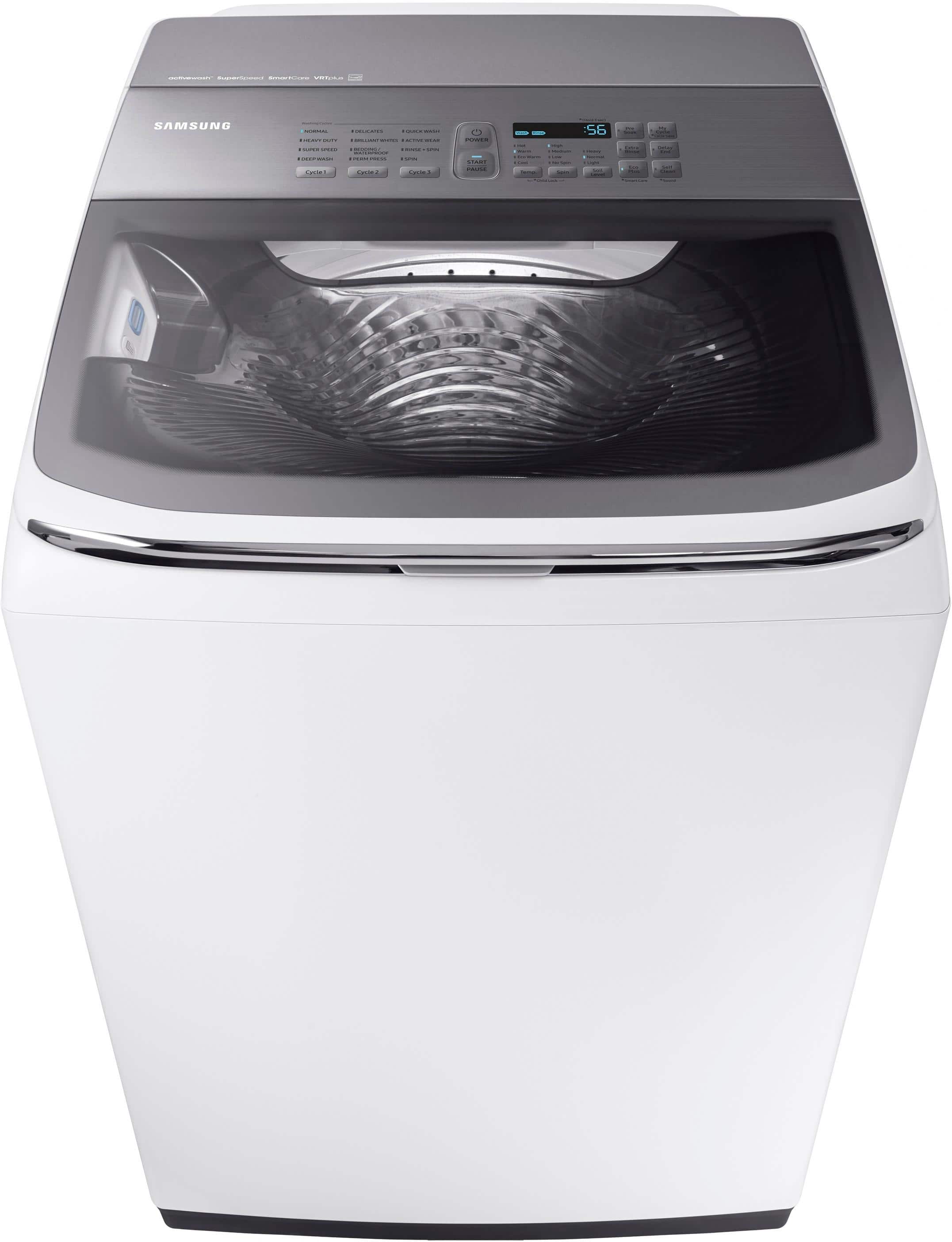 Samsung - Activewash 5.2 Cu. Ft. 12-Cycle High-Efficiency Top-Loading Washer - White - Alt_View_Standard_13