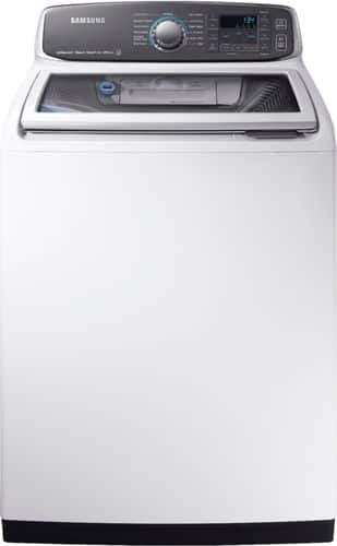 Samsung - Activewash 5.2 Cu. Ft. 13-Cycle High-Efficiency Top-Loading Washer with Steam - White - Front_Standard