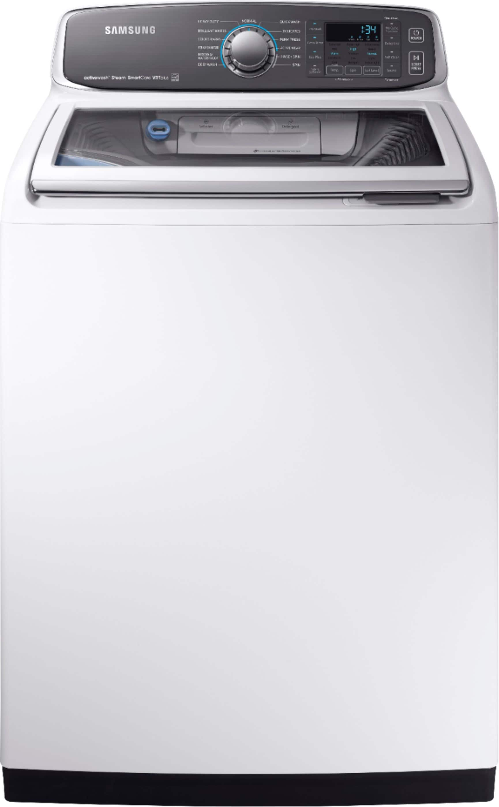 Samsung - Activewash 5.2 Cu. Ft. 13-Cycle High-Efficiency Top-Loading 