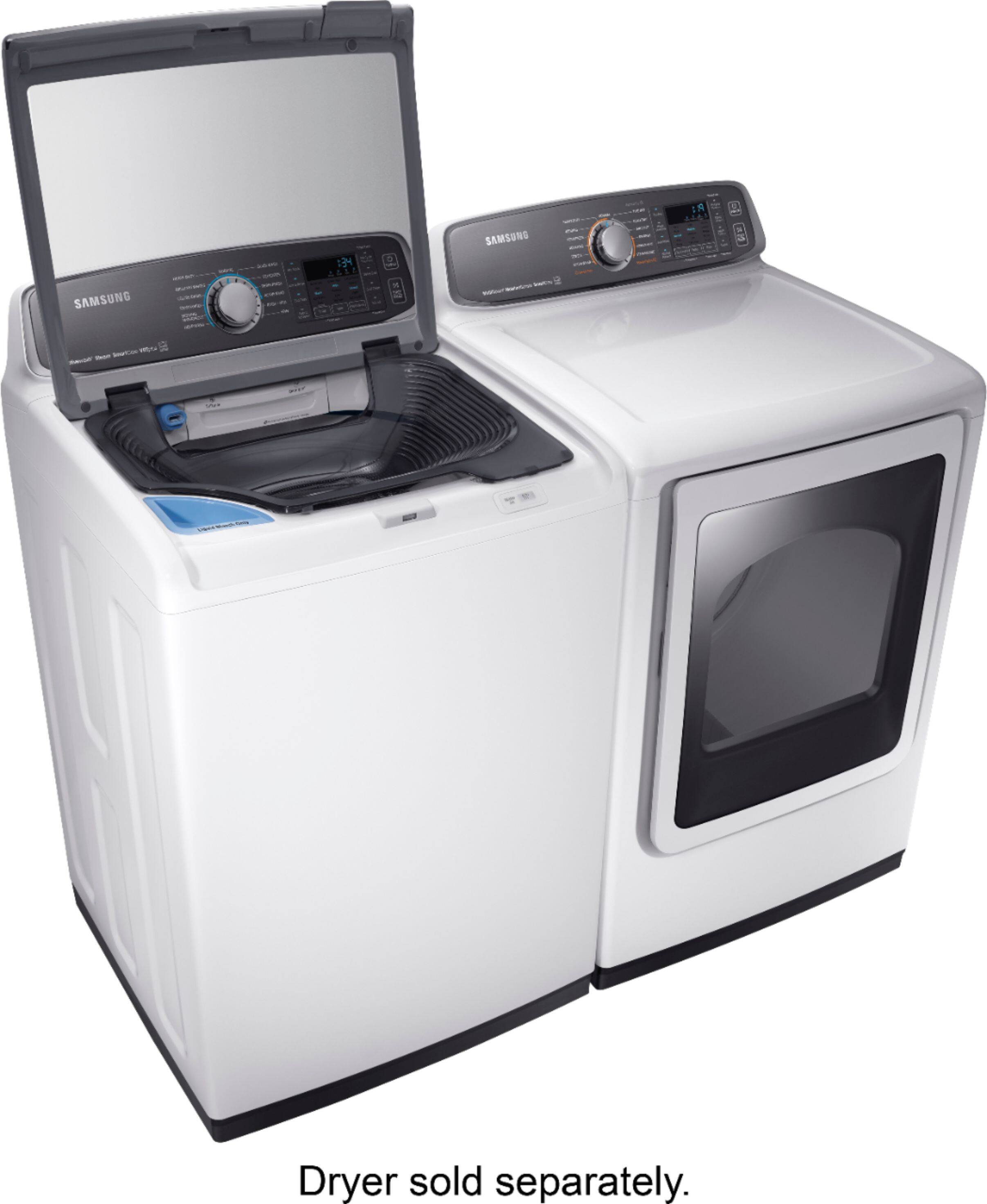 Samsung - Activewash 5.2 Cu. Ft. 13-Cycle High-Efficiency Top-Loading Washer with Steam - White - Alt_View_Standard_17