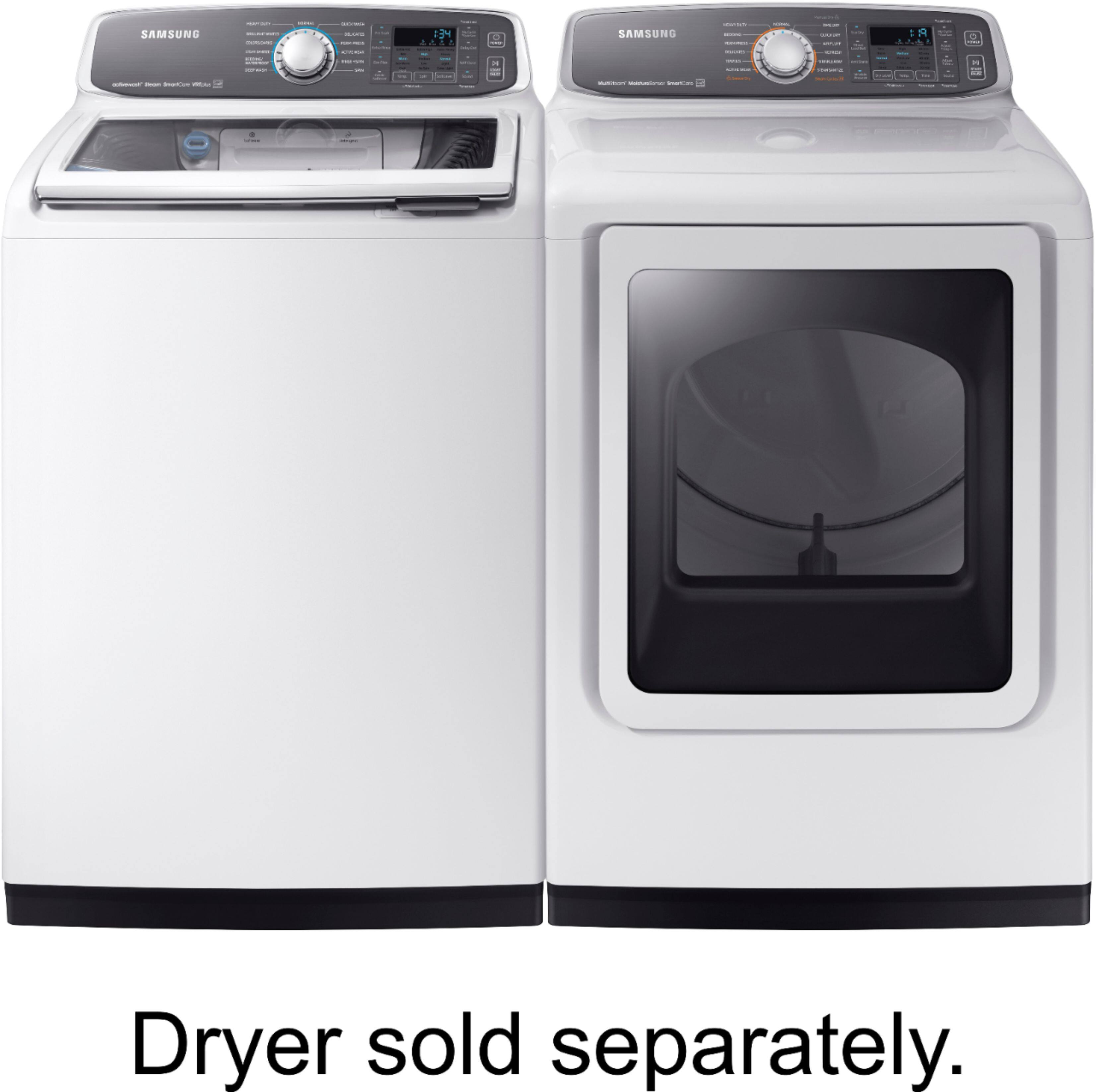 Samsung - Activewash 5.2 Cu. Ft. 13-Cycle High-Efficiency Top-Loading Washer with Steam - White - Alt_View_Standard_18