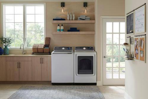 Samsung - 7.4 cu. ft. Capacity Electric Dryer - White - Alt_View_Standard_11