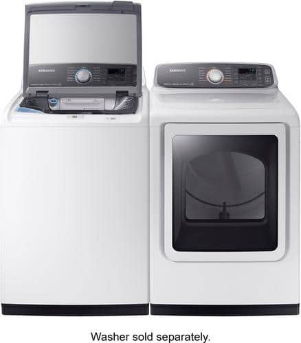 Samsung - 7.4 cu. ft. Capacity Electric Dryer - White - Alt_View_Standard_13