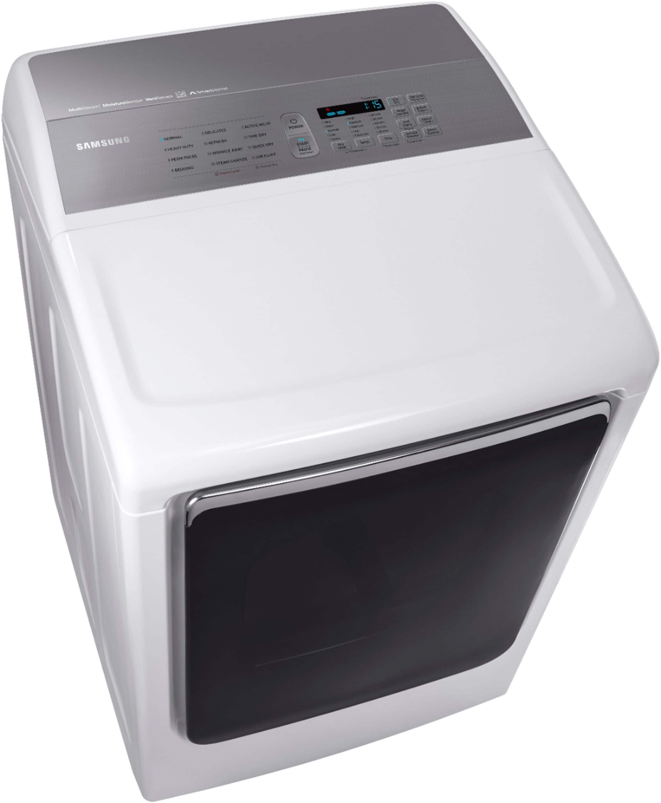 Samsung - 7.4 cu. ft. Capacity Electric Dryer - White - Alt_View_Standard_11