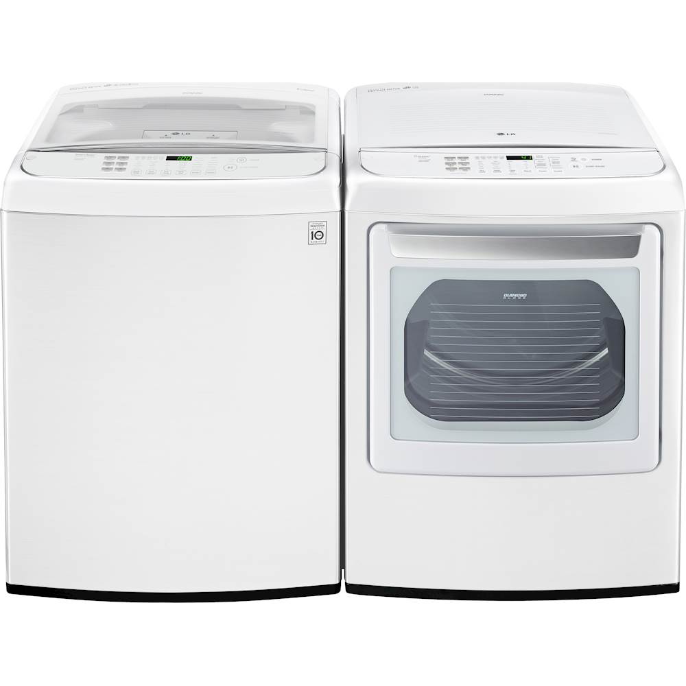 LG 5.0 Cu. Ft. 12Cycle TopLoad Smart WiFi Washer TurboWash and 6Motion White at Pacific