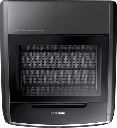 Samsung - 7.5 cu. ft. Capacity FlexDry; Electric Dryer - Fingerprint Resistant Black Stainless Steel - Alt_View_Standard_12