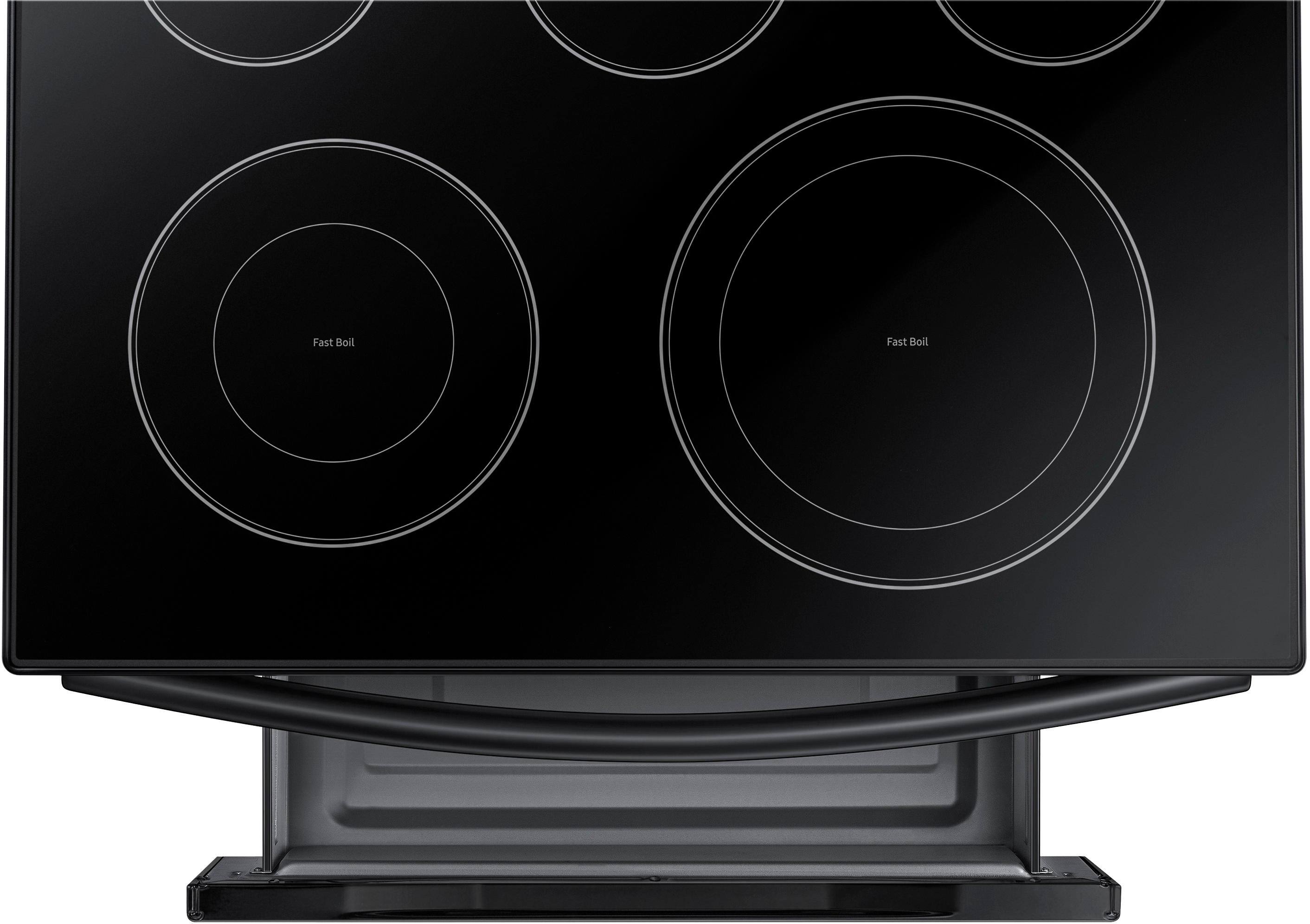 Samsung - 5.9 cu. ft. Convection Freestanding Electric Range - Black - Alt_View_Standard_11