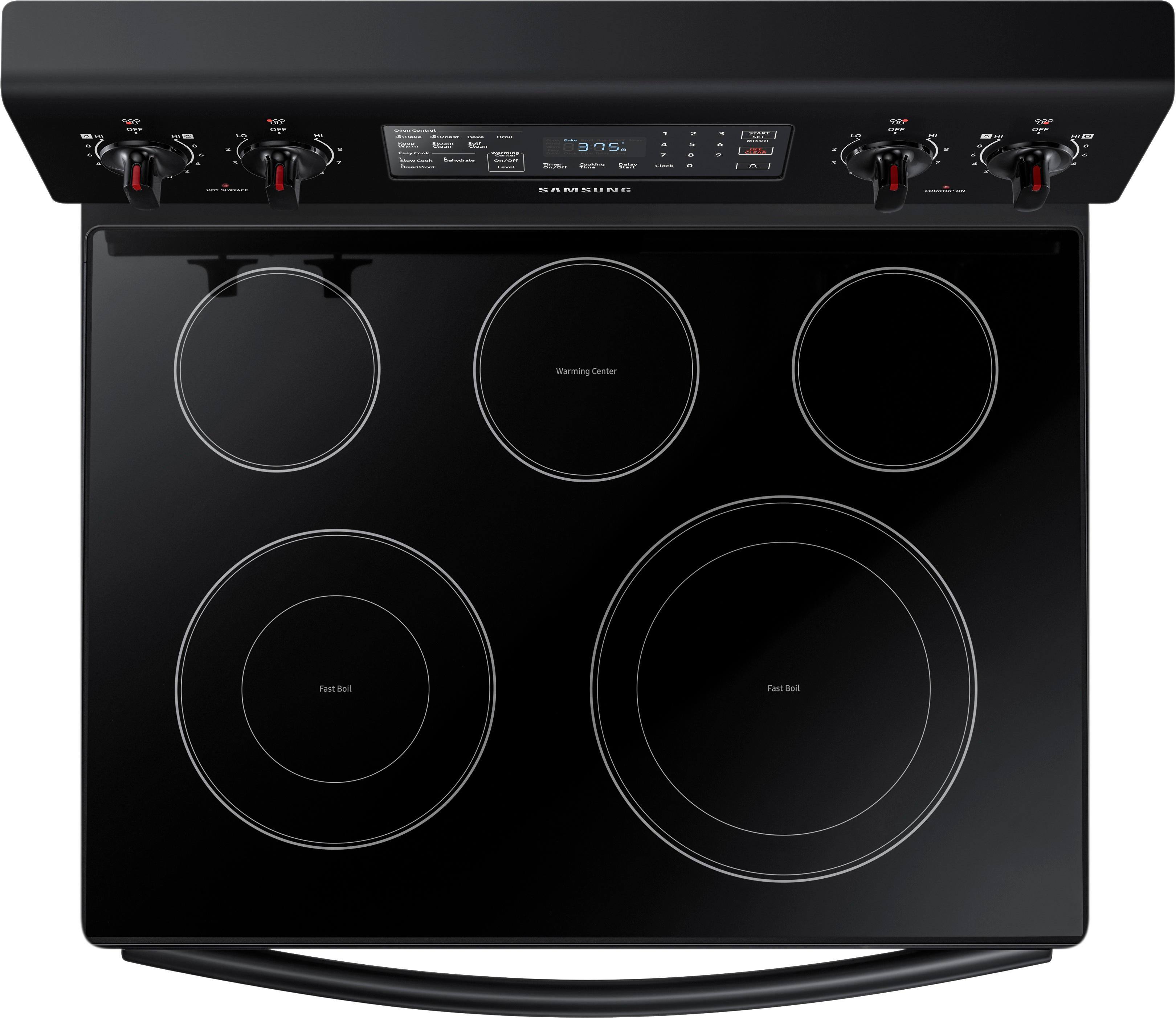 Samsung - 5.9 cu. ft. Convection Freestanding Electric Range - Black - Alt_View_Standard_12