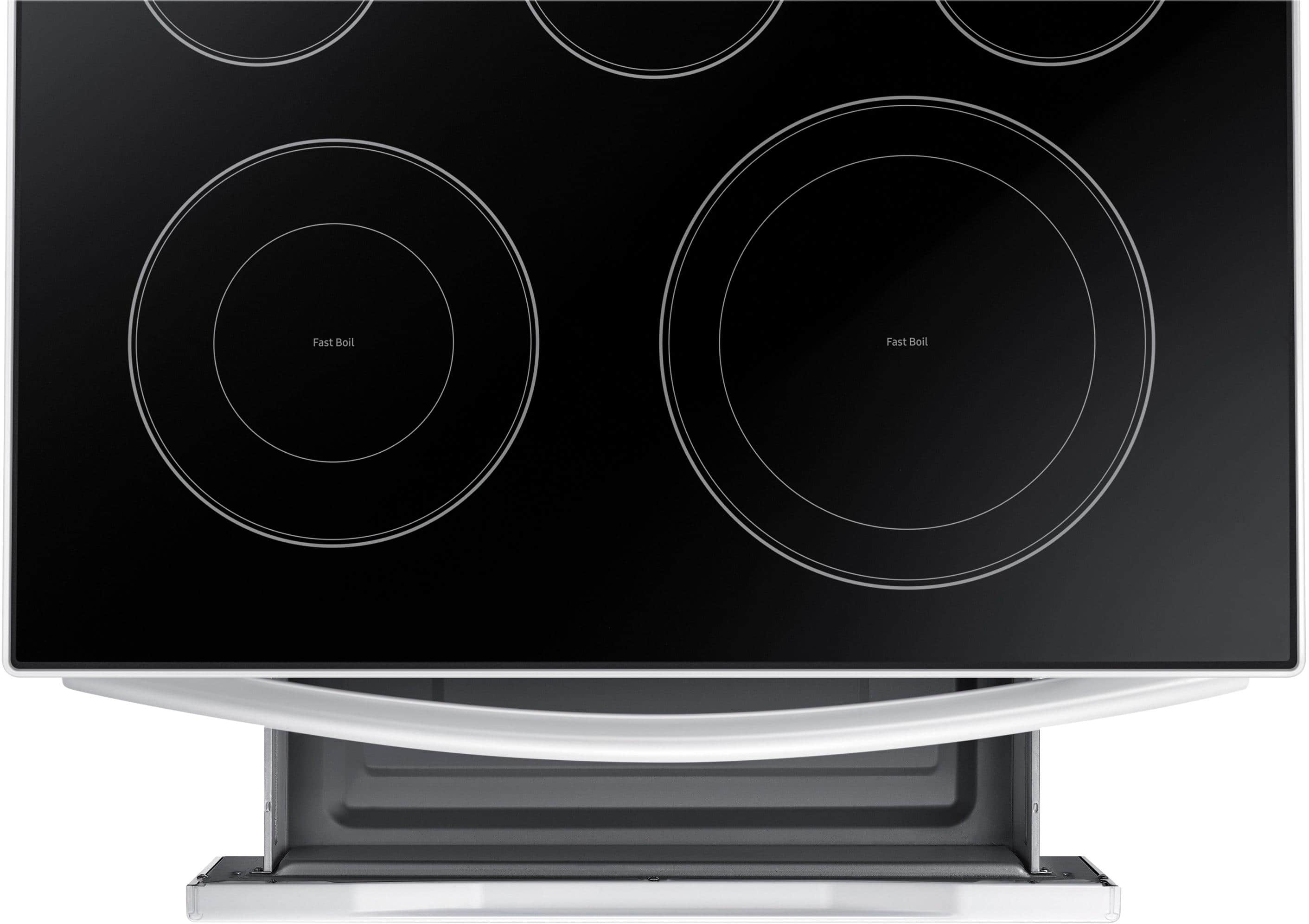 Samsung - 5.9 cu. ft. Convection Freestanding Electric Range - White - Alt_View_Standard_13