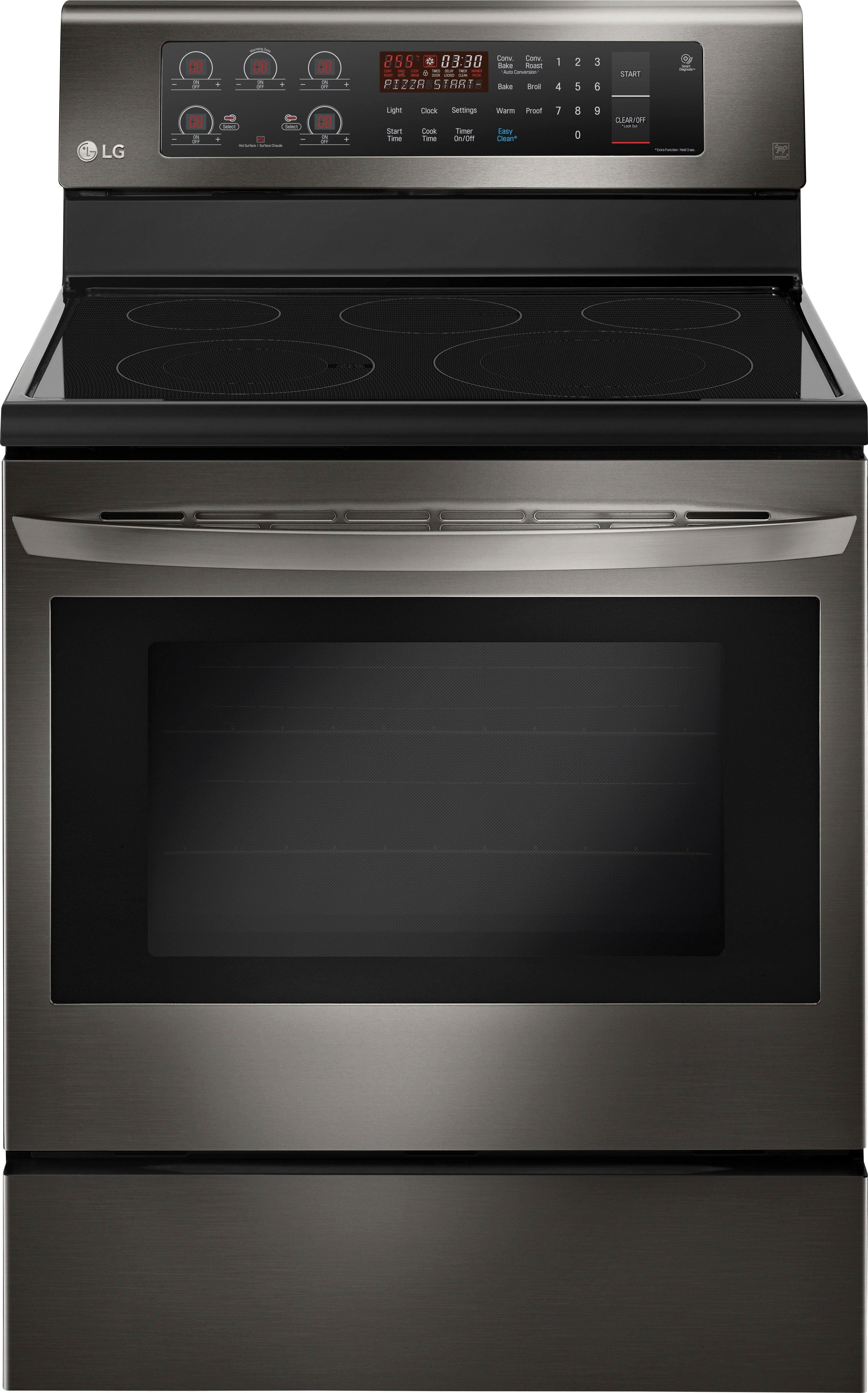 LG 6.3 Cu. Ft. Freestanding Electric Convection Range Black
